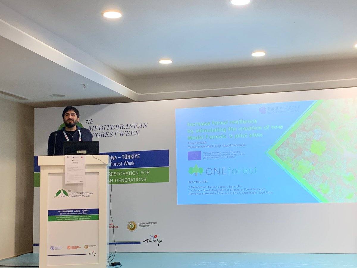 Oneforest_H2020's tweet photo. It was such a great experience participating in the #MedForum2022, as a Side Event of #7thMediterraneanForestWeek🌳🌲. 

Thank you all for joining our session and visiting our poster!

Find more about @Oneforest_H2020 👉https://t.co/9FLWwMJR3h https://t.co/Bj23Vy3Sf0