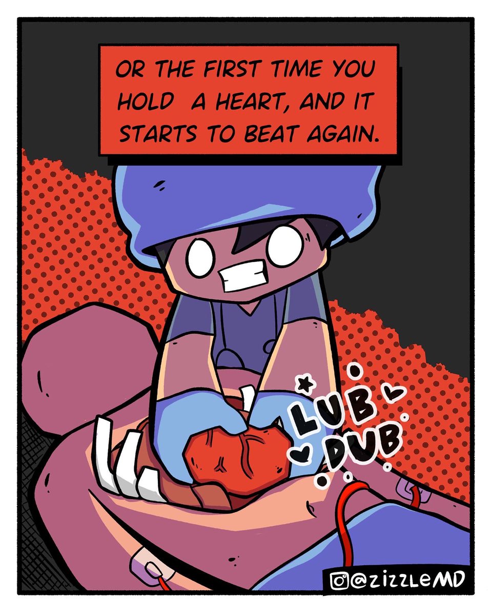 zizzleMD's tweet photo. It’s a privilege what I do. It’s also … insane. What weird, scary, fantastic, life-changing things have you held in your job? #medicalcomics #graphicmedicine #meded #medicaleducation #residency #nursing #doctorlife #darkhuor #nogunsformethanks #webcomic #webcomics #clipstudio https://t.co/XeRn5A9Psg