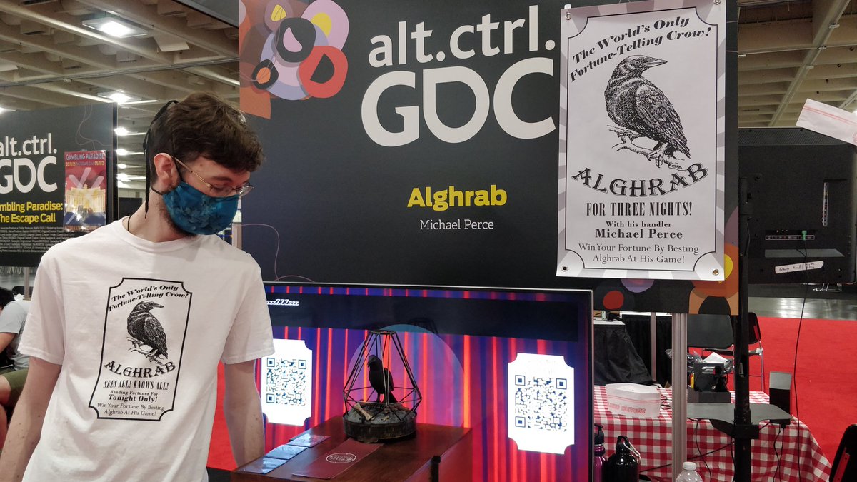 Alghrab had a good night's rest!

Will anyone be able to solve the riddle behind his game today at #GDC2022?

#indiedev #indiegame