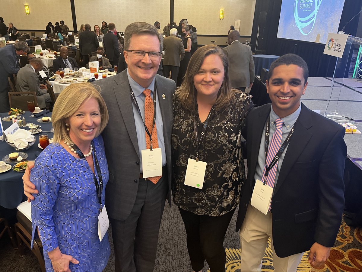 WilsonForward's tweet photo. Wilson Forward was thrilled to attend the @NCRural Center #RuralSummit2022 earlier this week. The conference provided two days full of celebrating rural, reconnecting with friends, and moving towards building a stronger tomorrow. #RuralCounts https://t.co/mbdSma10o2