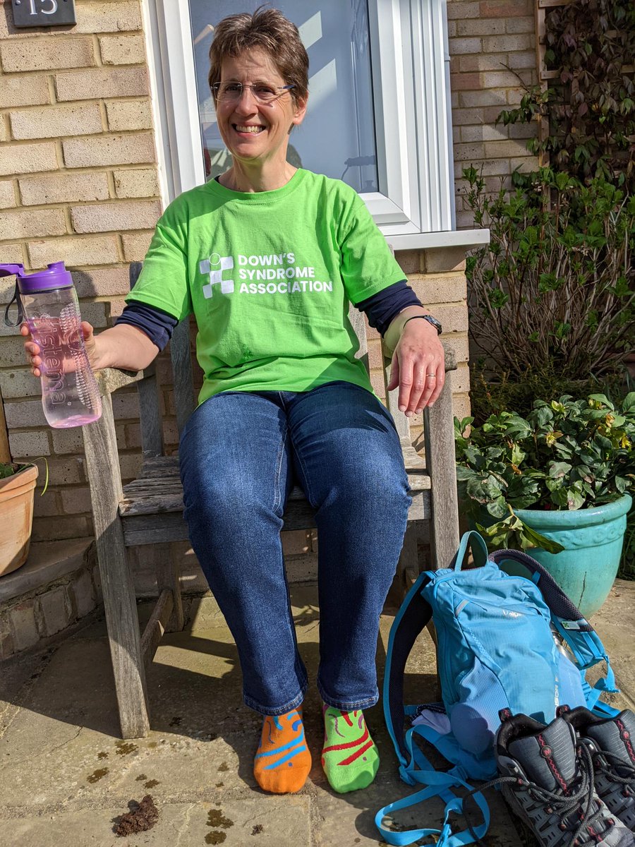 The amazing Elaine is taking on three 21 mile treks in support of <a href="/DSAInfo/">Down's Syndrome Association</a> 💚 With one trek under her belt, she has already raised an amazing amount and is smashing it 👏 If you can, please support Elaine by visiting ⬇️
 justgiving.com/fundraising/el…