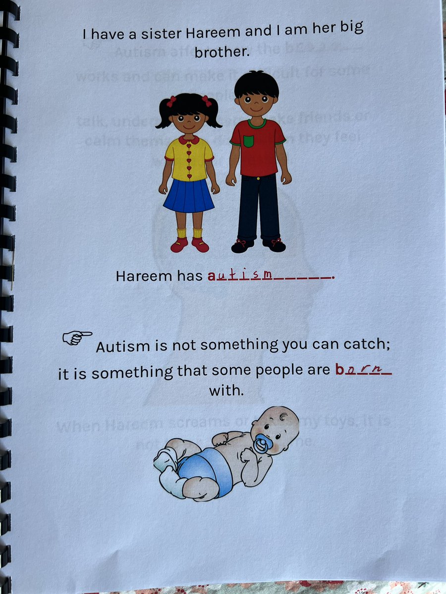 SWaqas85's tweet photo. How to explain autism and behavior of autistic sibling. 👇🏽
#Autism #AutismAwareness https://t.co/eKePzcuLVm