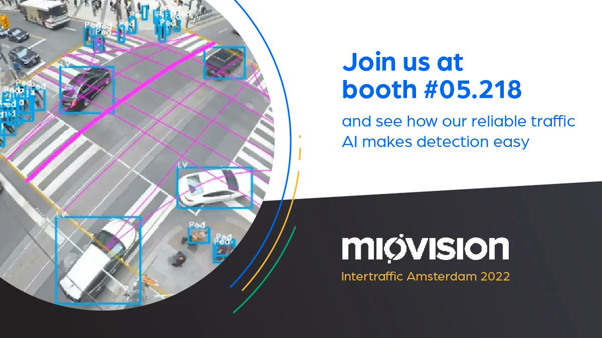 Join <a href="/Miovision/">Miovision</a> at @Intertraffic Amsterdam 2022, March 29 - April 1! Visit us at booth #05.218 and see how Miovision has taken video detection to the next level! Visit our Profile Link bit.ly/3itu3Ph to learn more! #intertrafficamsterdam2022 #safecities #greenercities