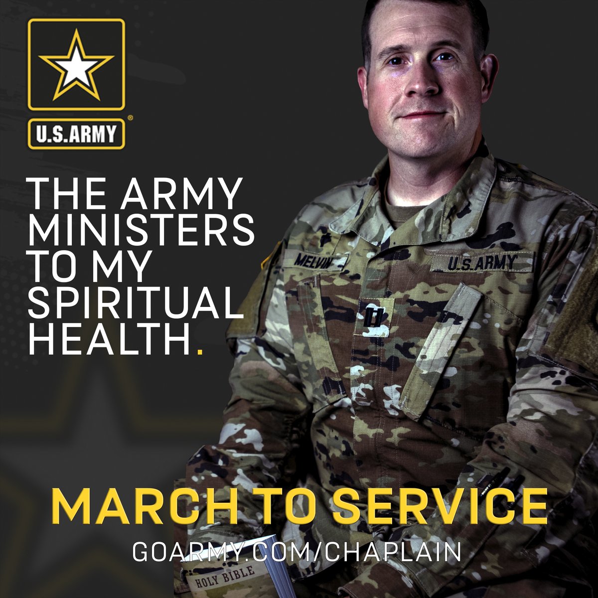 3_MRB_USAREC's tweet image. #MarchtoService #ArmyChaplain #ForGodAndCountry