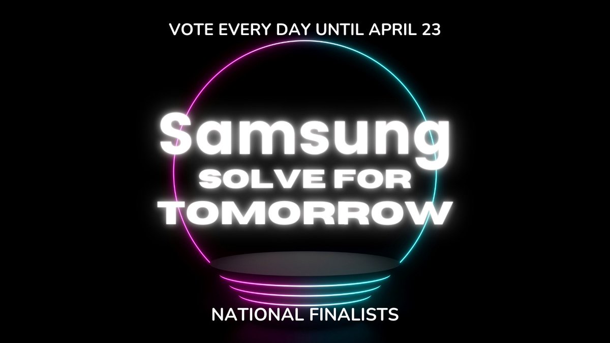 PorterSpartans's tweet photo. PHS Engineering is a National Finalist for the Samsung Solve Contest!! We can help support them through the next stage which is the Community Choice voting at https://t.co/7WFGUCRTi0. You can vote once per day until April 23rd! #SamsungSolvePHS https://t.co/G3a21ZnQzi