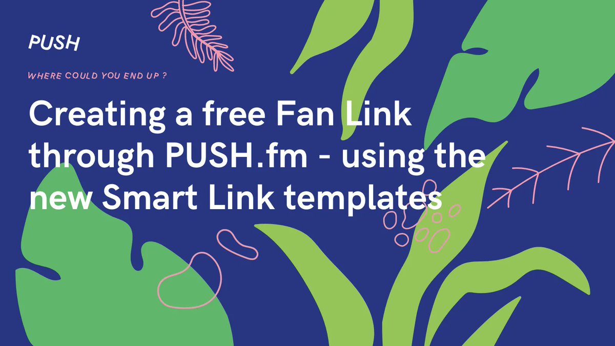 fmPUSH's tweet photo. ๐ Create yourself a Fan Link that is perfect for you through our new template options!
Learn more about it through our article ๐
https://t.co/jFPKLqUHTp
#push #pusfm #smartlinks #smartlinking #independentartist #smallcreator #smallartist https://t.co/u7t74M0MHK