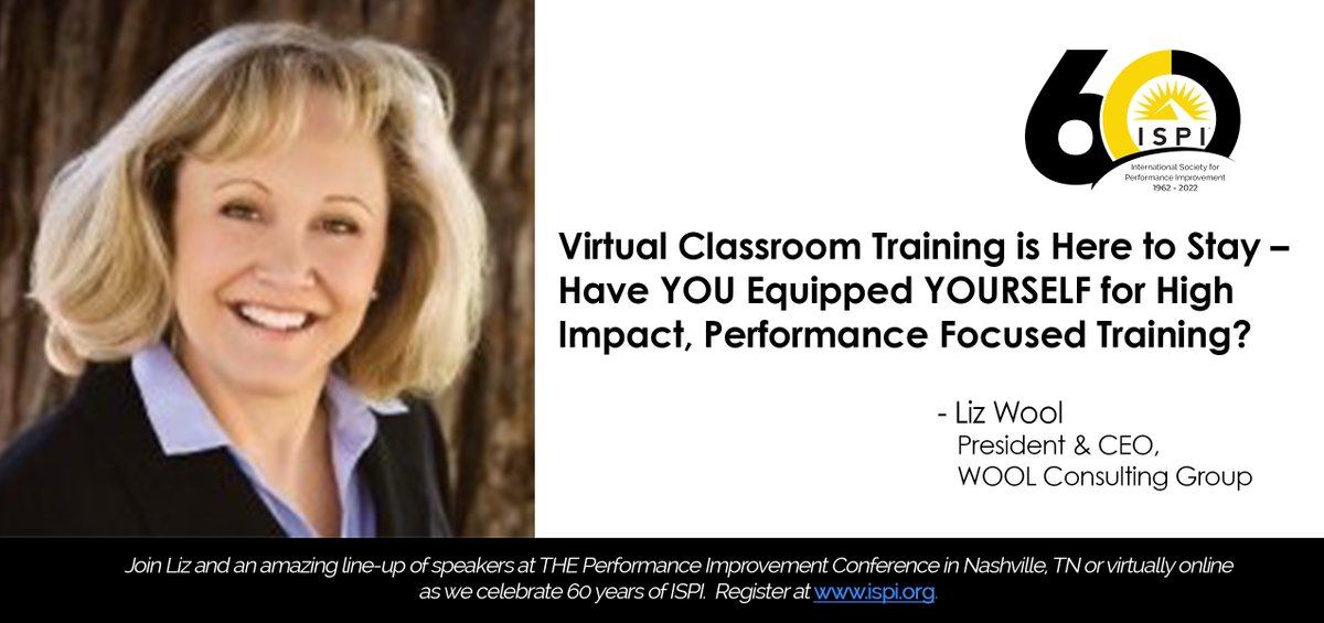 Join Liz Wool in Nashville April 26th @ 8:30
ispi.org/mpage/ISPI_202…
#ISPI60thAnniversary