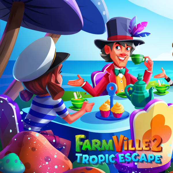 FVTropicEscape's tweet photo. As spring awakens, don't miss this thrilling experience as you explore a magical Alice-in-Wonderland adventure on #FarmVille2TropicEscape

Guide ▶️  https://t.co/Hj3u0sHCVd 
Play now ▶️ https://t.co/nOqnq5YiQL https://t.co/f2eyQfsU6T