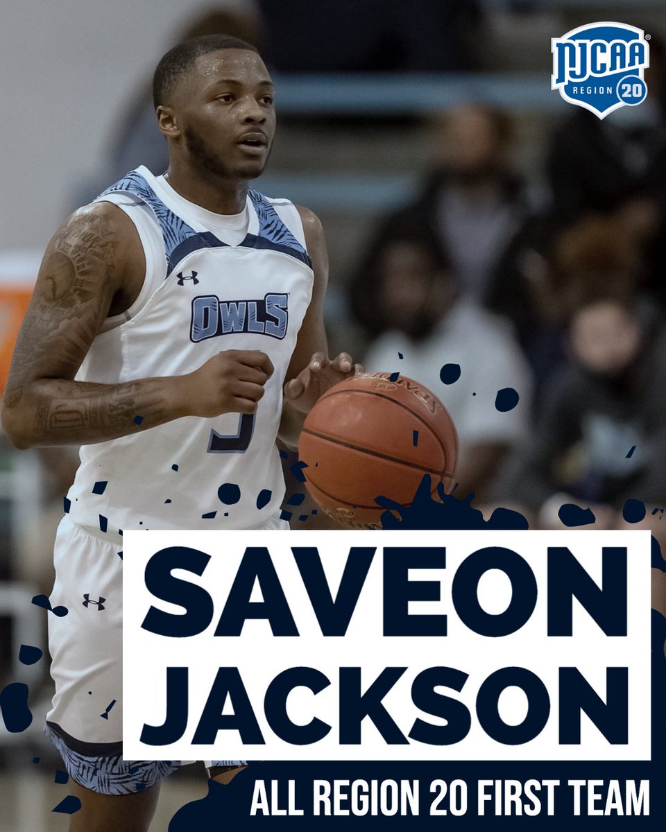 PGCCOWLS's tweet photo. Congratulations to freshmen Saveon Jackson, Anthony Perry, and Alonzo Wilkes on being named members of  the 2021-22 NJCAA Division III All-Region 20 Team! @MbbPgcc led all Region 20 DIII programs with three student athletes honored. https://t.co/IbupeNif75