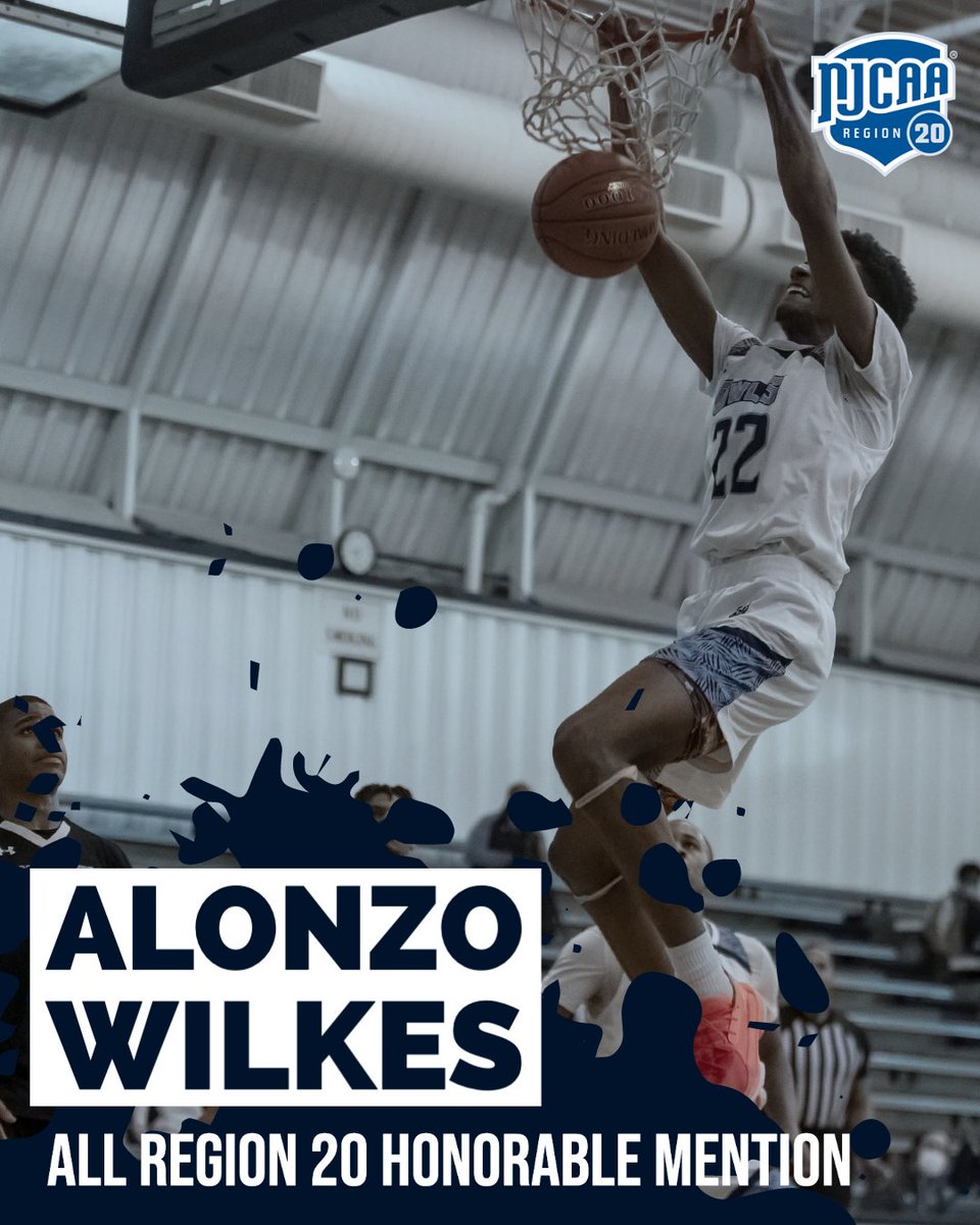 Congratulations to freshmen Saveon Jackson, Anthony Perry, and Alonzo Wilkes on being named members of  the 2021-22 NJCAA Division III All-Region 20 Team! <a href="/MbbPgcc/">PGCC MBB</a> led all Region 20 DIII programs with three student athletes honored.