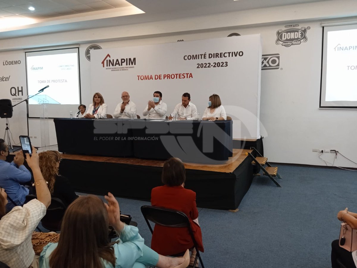 SIPSENOTICIAS's tweet photo. #YUC Toma protesta el comité directivo 2022-2023 del instituto nacional de asesores profesionales inmobiliarios de México A.C. https://t.co/7ZZXJ9DYEM