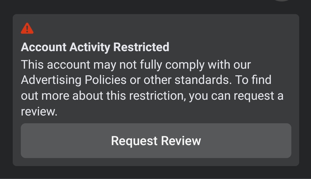 callvishalnow's tweet photo. Technical bug on Facebook ads India, when you see on computer, it does not show any restrictions, strange... #facebookads #Facebook https://t.co/qiYOqxhMDe