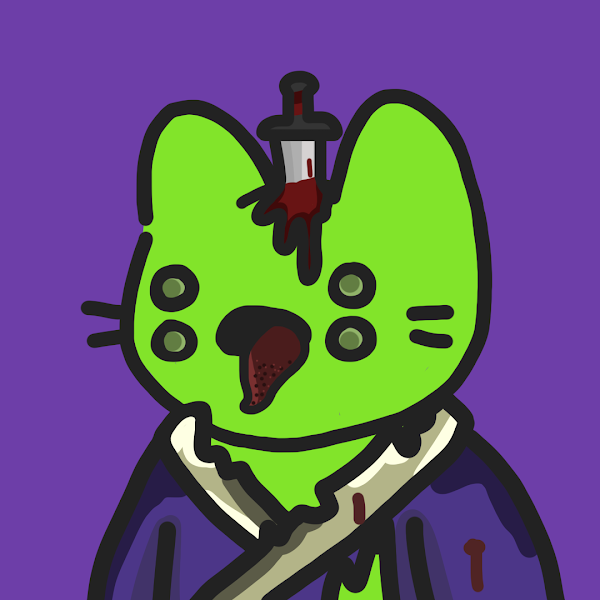 AKAMoneyX's tweet photo. Giving away a @zombiecatsnft because it's nearly the weekend!

1⃣ Follow @akathefuture (I need to DM the winner)
2⃣ Retweet + tag a buddy

You have 24 hours. Will post proof.
#NFTGiveaway #NFTs https://t.co/oQATYRSf9V