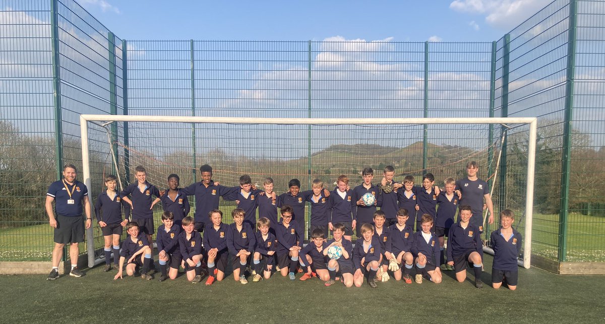 Great to see so many Y7’s out playing football today. Thanks <a href="/Rednock_PE/">Rednock PE</a> for the fixture.
