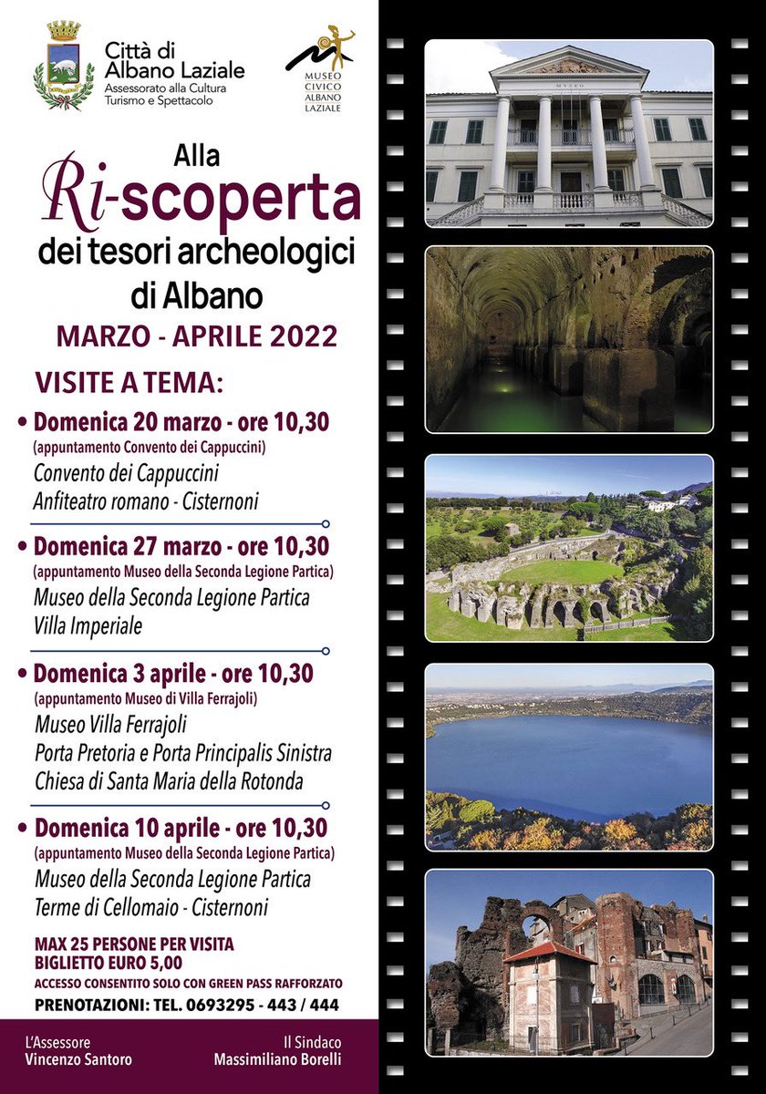 MuseiAlbano's tweet photo. Alla 𝓡𝓲-𝘀𝗰𝗼𝗽𝗲𝗿𝘁𝗮 dei tesori archeologici di Albano 
🏛 VISITE A TEMA:
Secondo appuntamento
👉 DOMENICA, 𝟮𝟳 𝗠𝗮𝗿𝘇𝗼 - Ore 10:30
𝗠𝘂𝘀𝗲𝗼 𝗱𝗲𝗹𝗹𝗮 𝗦𝗲𝗰𝗼𝗻𝗱𝗮 𝗟𝗲𝗴𝗶𝗼𝗻𝗲 𝗣𝗮𝗿𝘁𝗶𝗰𝗮
𝗩𝗶𝗹𝗹𝗮 𝗜𝗺𝗽𝗲𝗿𝗶𝗮𝗹𝗲
Tutte le info nella Locandina https://t.co/CMIEjvIZ8p