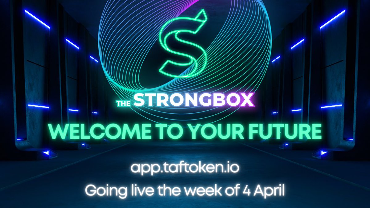 btaftoken's tweet photo. Big News 📣 Our Staking Platform ‘Strongbox’ goes live W/C 4th April 2022 

- IDO holders will receive 15% APY Bonus 🤩
- Staking TAF and earn a Passive Income 💵

Details on the lock up periods and %’s to follow, stay tuned! 

#STAKINGPLATFORM #BSCGem #TAF #APYs #StakingReward https://t.co/i5KQbAAi8y