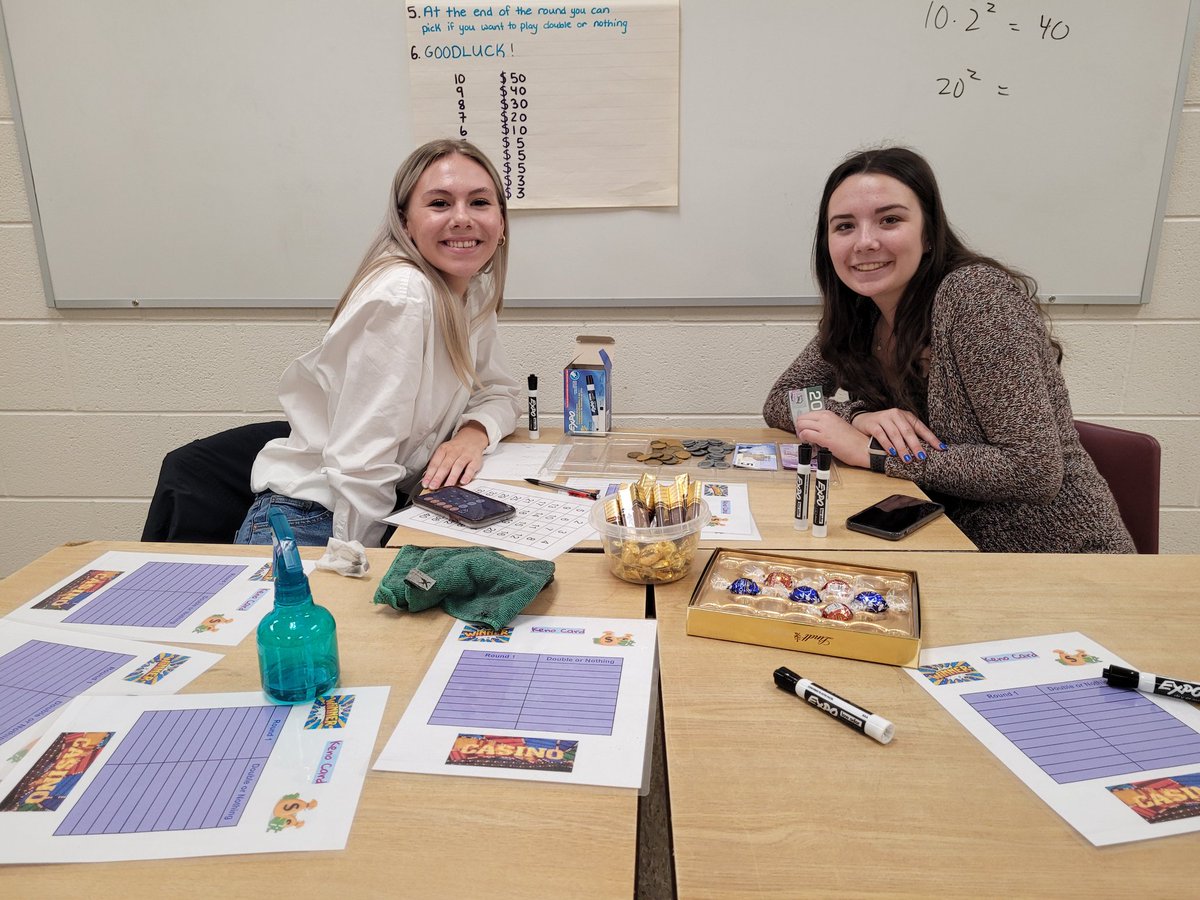 garden_rob's tweet photo. Awesome job by @leavitt_math and her #MDM4U Ss today with their "Games of Chance" CA. The games were engaging and the Ss could answer the questions about the math behind their games! #mtbos #iteachmath @HPEschools https://t.co/iYvJYWAiMt