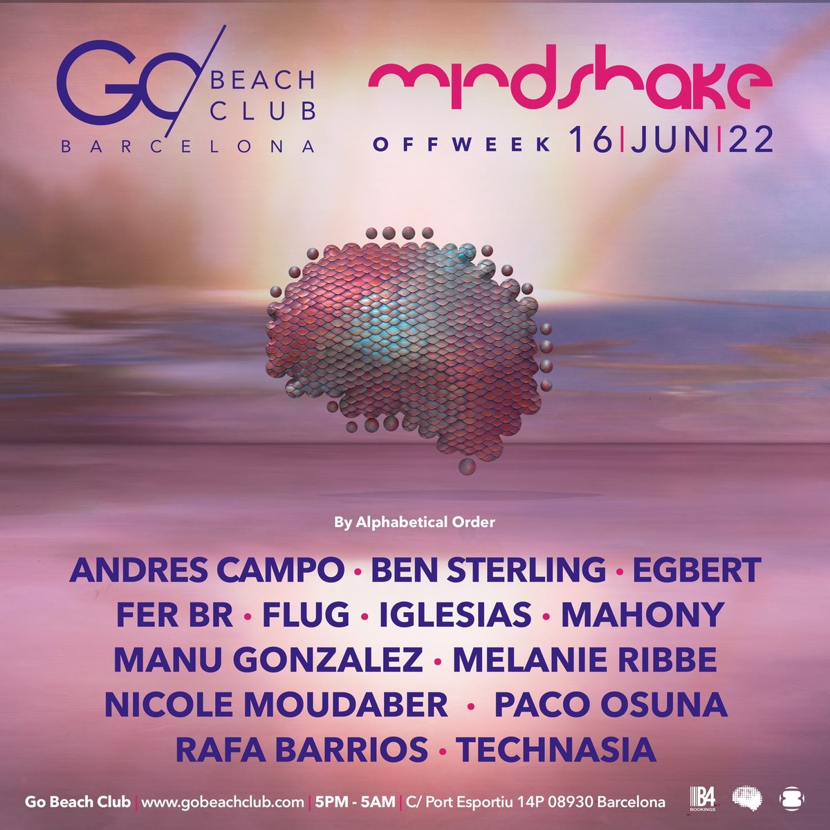 Finalmente anunciamos que <a href="/mindshakemusic/">Mindshake Records</a> tendrá su fiesta en Off Week! Tickets: bit.ly/3qxTeEZ <a href="/AndresCampoOFC/">Andres Campo</a> <a href="/bensterling_dj/">Ben £</a> <a href="/DiscoverEgbert/">Egbert</a> <a href="/FerBRMusic/">Fer BR</a> <a href="/flugofficial/">Flug (Official)</a> <a href="/Iglesias_music/">Iglesias</a> <a href="/mahonydj/">Mahony</a> <a href="/ManuGonzalez/">Manu Gonzalez</a> <a href="/MelanieRibbe/">Melanie Ribbe</a> <a href="/NicoleMoudaber/">Nicole Moudaber</a> <a href="/rafabarriosdj/">Rafa Barrios</a> <a href="/technasiatweets/">Technasia</a>