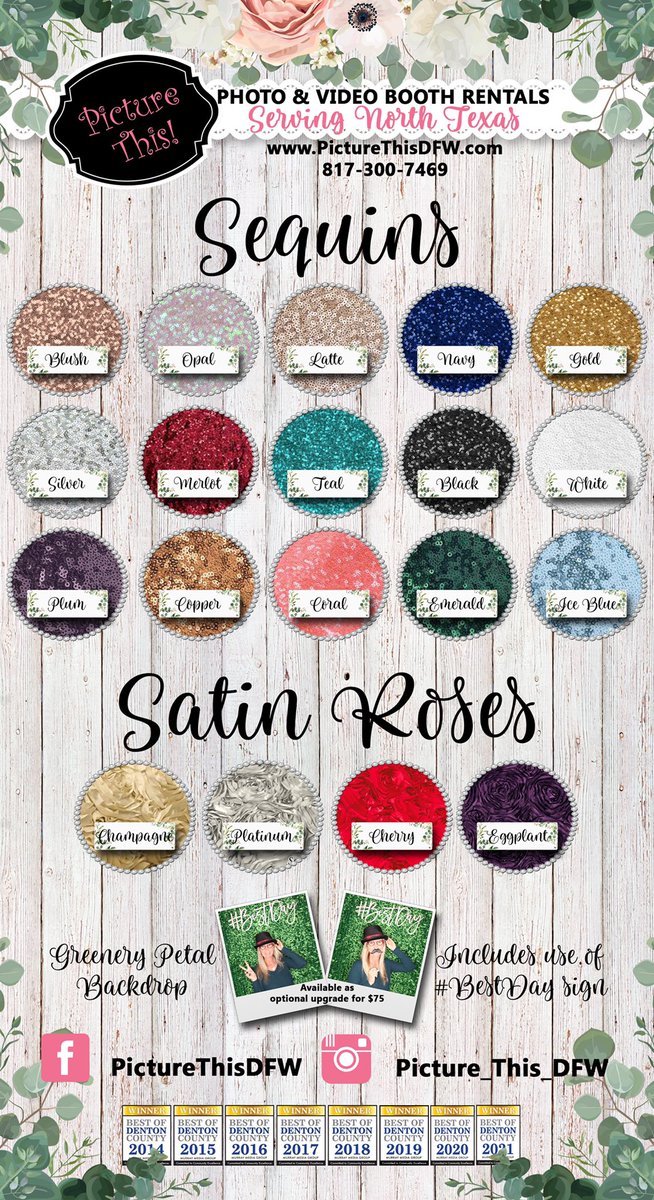PictureThisDFW's tweet photo. Loving all the #backdrop colors we have available for the #picturethisdfw #photobooth https://t.co/KeeW4gvq7G