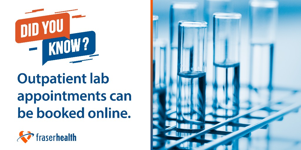 Fraser Health on Twitter "Need a lab appointment? We can help. Skip