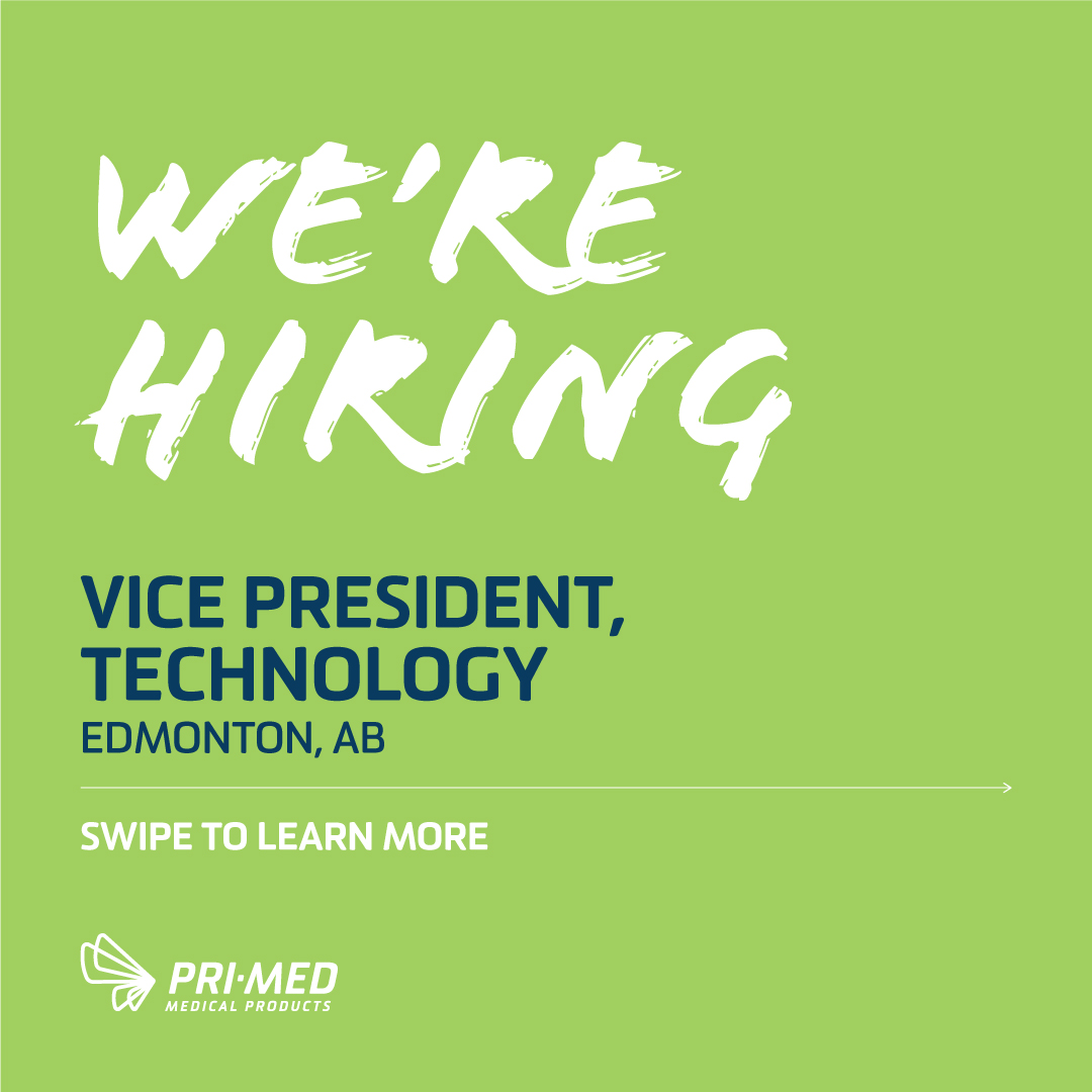 Are you passionate about emerging technology and integrating technological innovation to drive continuous improvement? Come join our wonderful team!

Visit PRIMED.com/job-postings/v… to apply.

#edmontonjobs #techjobs #YEGjobs #hiring #medicaldevices #respect #oneteam #fearlessness