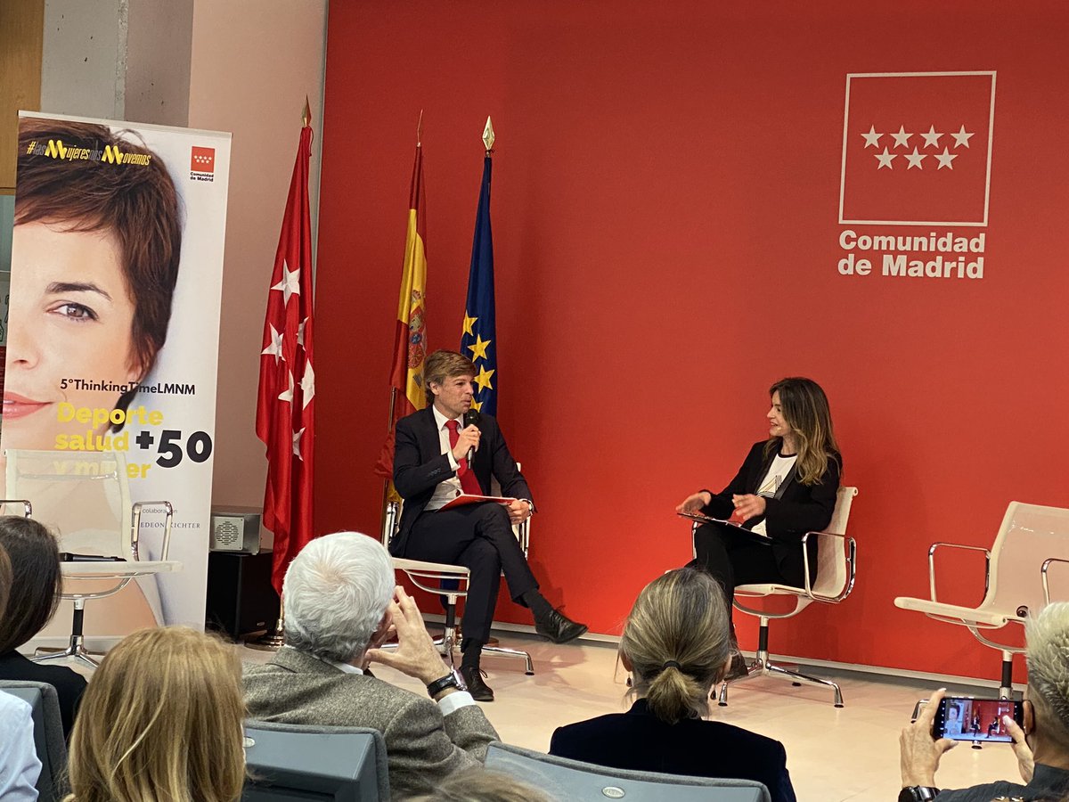 samantachocron's tweet image. “El #deporte es herramienta de cambio social”, @Alberto_Tome en #ThinkingTime, un encuentro con expertos en #deporte y #salud que nos darán las claves del #bienestar de las #mujeres que han cumplido los 50. @LMNMovemos
