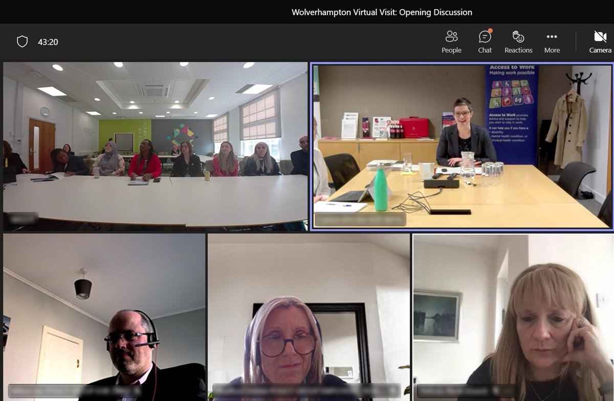 wlv_uni's tweet photo. Earlier today, we were delighted to welcome the Minister for Disabled People, Health and Work, Chloe Smith, to a virtual meeting with students and staff to discuss a new 'passport' scheme to support graduates transitioning from university into employment.

@DWP @NorwichChloe https://t.co/s2qlr8cM0g