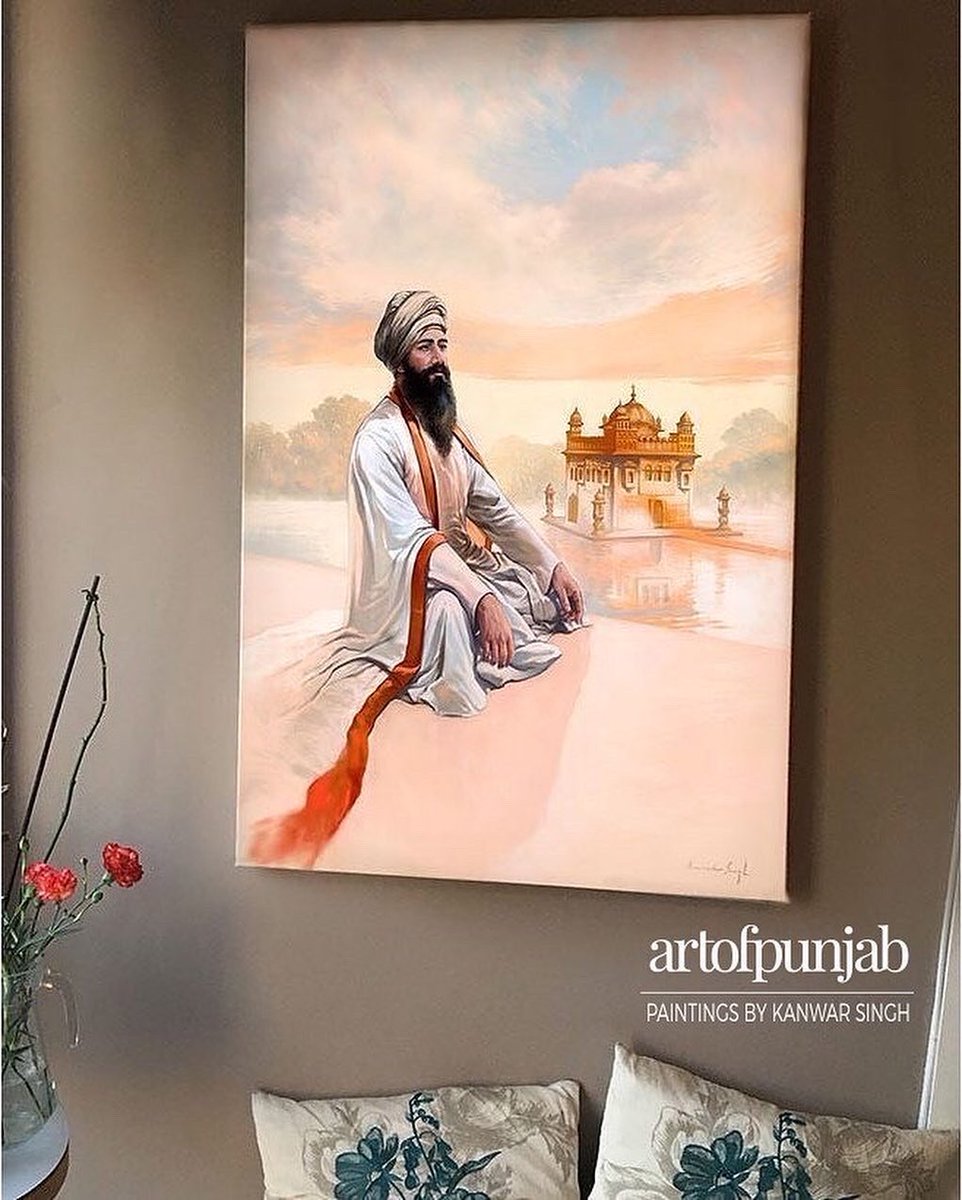 Artist Kanwar Singh offers his unique collection of Sikh paintings as part of a LE autographed series.  These signed prints are prepared on premium museum grade canvas which has the rich colours and fine details of classic oil painting.
artofpunjab.com/shop.