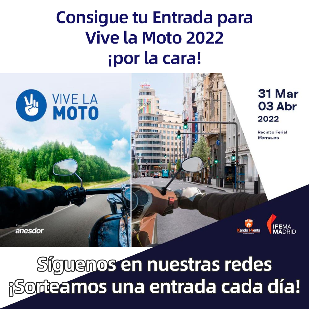 SunraOficial's tweet photo. ¿Quieres llevarte una entrada para Vive la Moto Gratis? Síguenos en nuestros redes sociales y activa las notificaciones, ¡lanzaremos una entrada cada día para el primero que la canjee!

Accede a todas nuestras redes desde https://t.co/XBw1GROYnx ¡y Mucha Suerte! https://t.co/o7LSLQcFHG