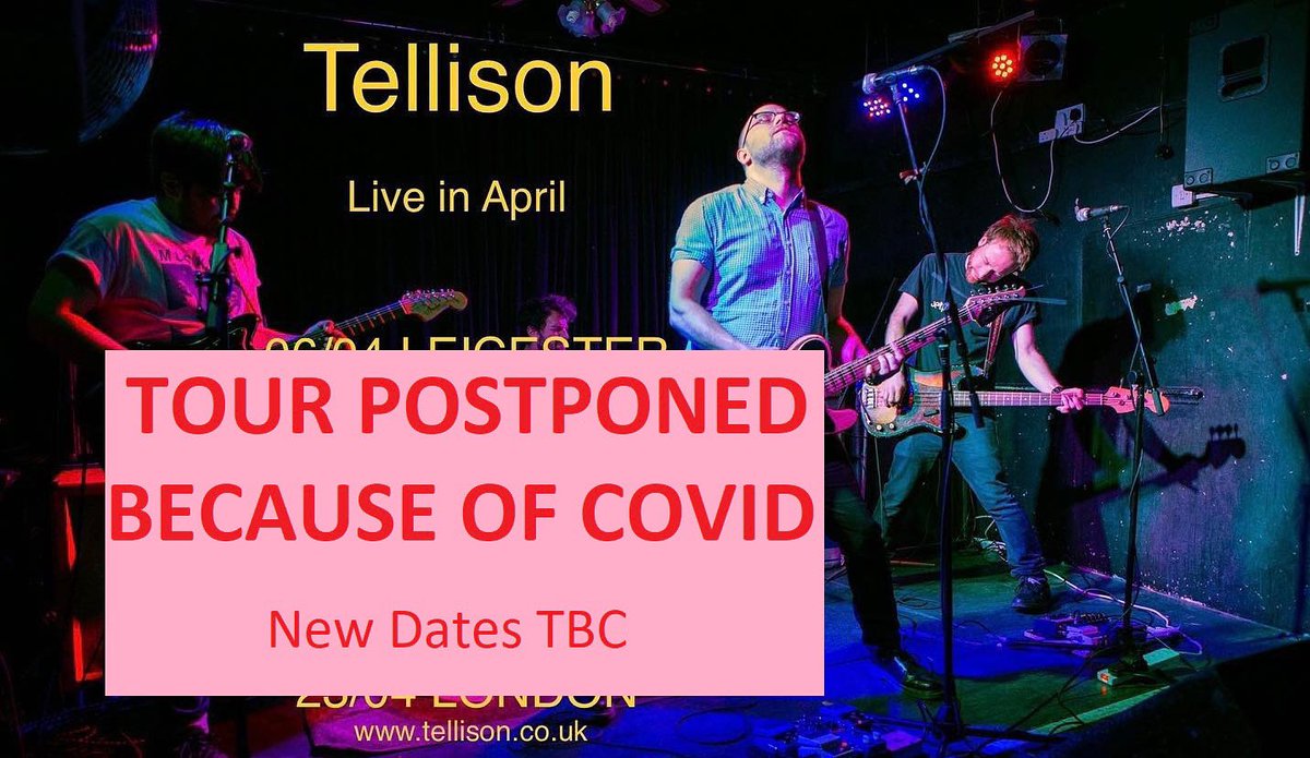 NEWS: Tellison April Tour Postponed: instagram.com/p/Cbfp4lCsDhw