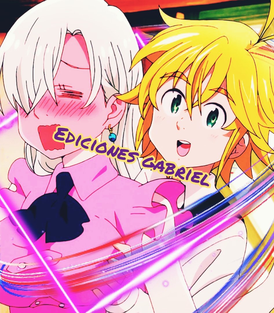 Gabrieledicion's tweet photo. El tercer edit del día😉🥰💌❣️🎀

#Meliodas #Elizabeth #Nanatsunotaizai #CollagesGabriel https://t.co/YHfM6apgbe