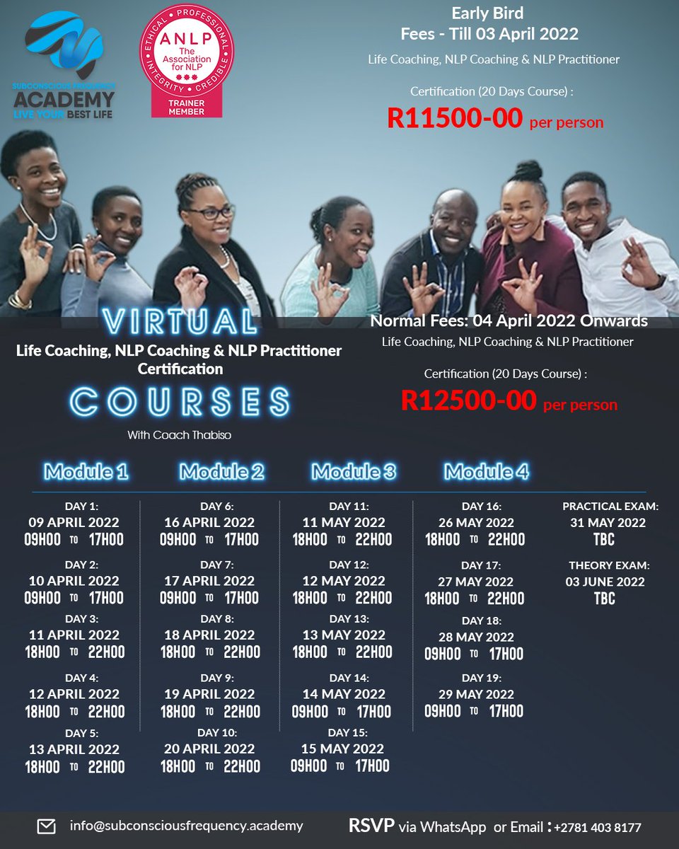 subconsciousnlp's tweet image. After all, if your ideas do not excessively preoccupy your own thoughts, then how can you ever expect them to preoccupy the thoughts of others?

What if you could learn to make your ideas, excessivelypreoccupy your thoughts? Sign up... #NLPPractitionerCourse #NLPCourse #NLP