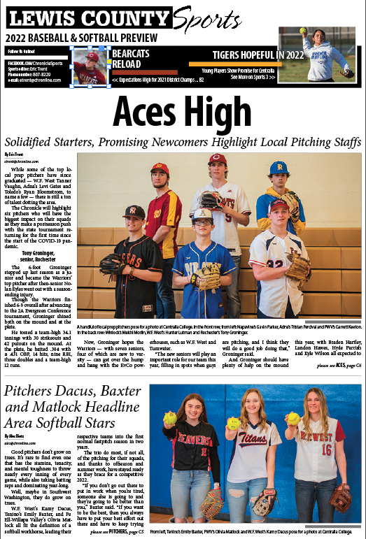Pick up today's paper for baseball and softball previews: