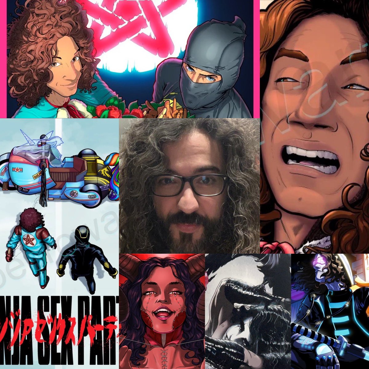 JoeCrowArt's tweet photo. Thanks so much to everyone who picked up a print yesterday! Just a reminder that the older #NSP prints are still up and available including the signed and limited Alien homage print. Thanks again everyone ❤️🖤#joecrow #thecrow #nsp #ninjasexparty #dannysexbang #ninjabrian https://t.co/g3PmANyMa8
