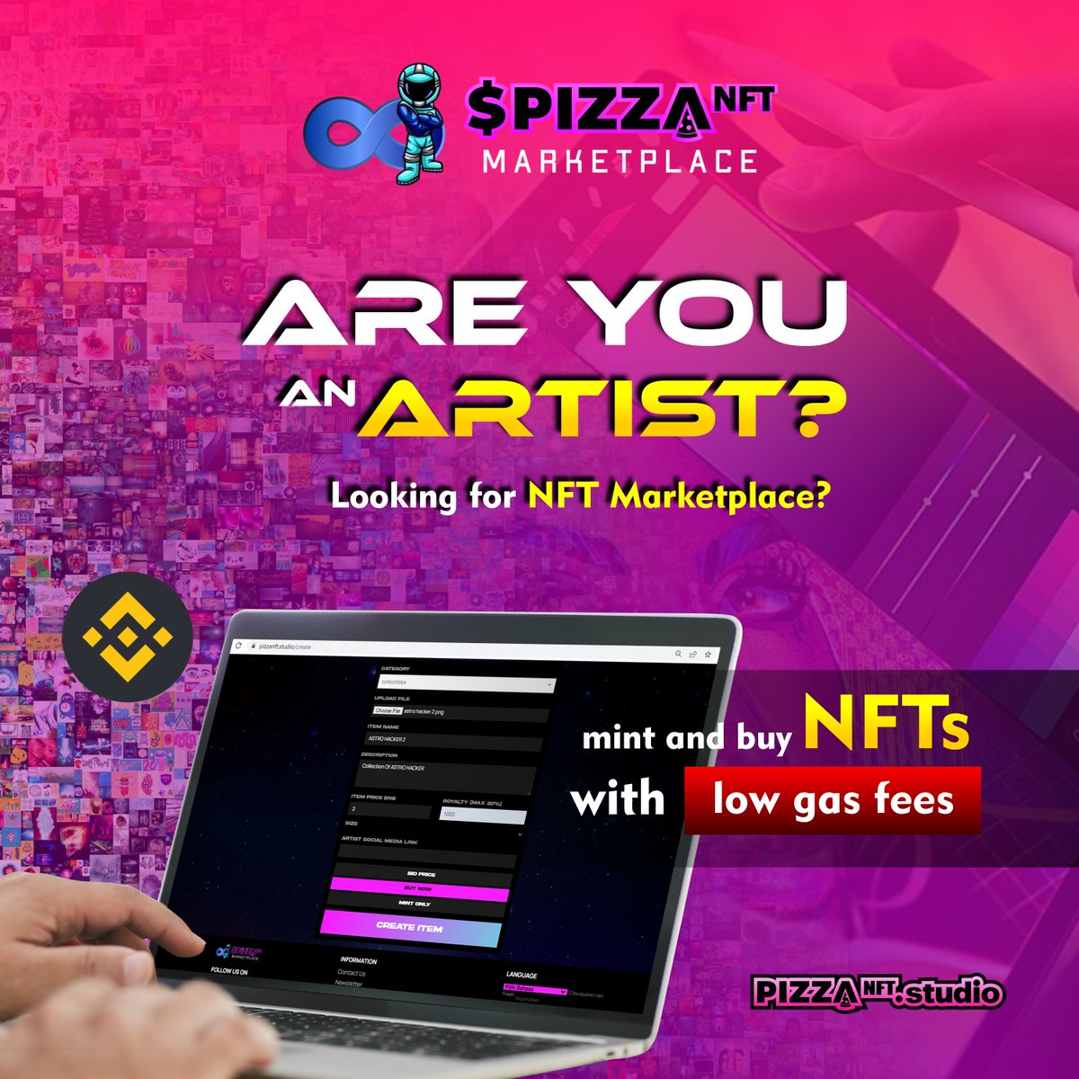 PIZZANFT OFFICIAL Creator of ASTROS/GAMES/NFTS tweet media