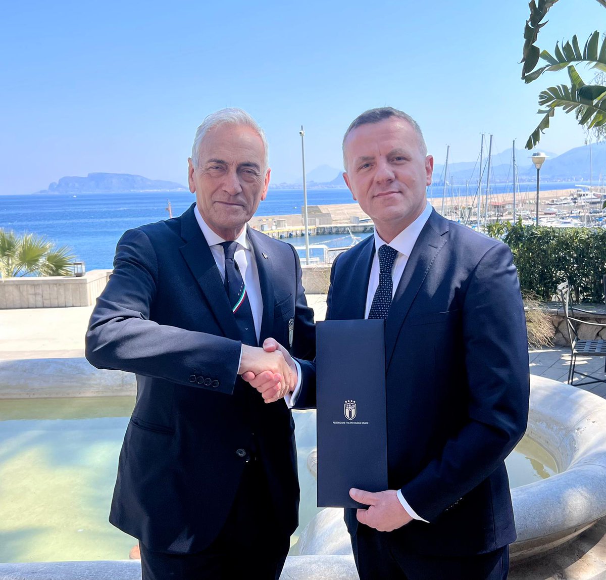 Invited to the official lunch organized by the President of the Italian Football Federation Giusepe Gravina. Developing relations between two friendly countries above all. Sports diplomacy is a soft power that works wonders in strengthening bilateral relations. Let the sport win!