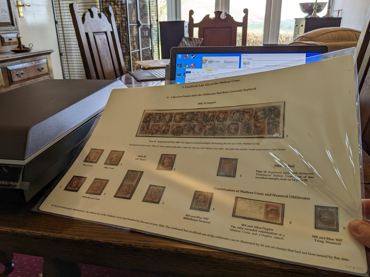 Spent the day scanning a Grand Prix winning collection for the Museum of Philately <a href="/OfPhilately/">Museum of Philately</a> and what a pleasure it was. #philately