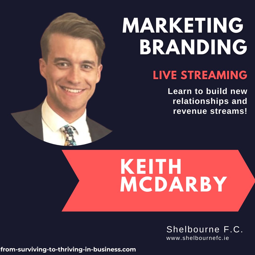 StoTinB's tweet photo. Join us and meet Keith McDarby, the Commercial Director at Shelbourne Football Club giving a spectacular presentation on #marketing and #branding 

We meet you on the 31st of March - 7 pm 

Guarantee your free registration: https://t.co/f5ihjCKOBE https://t.co/9olz5XgLz1