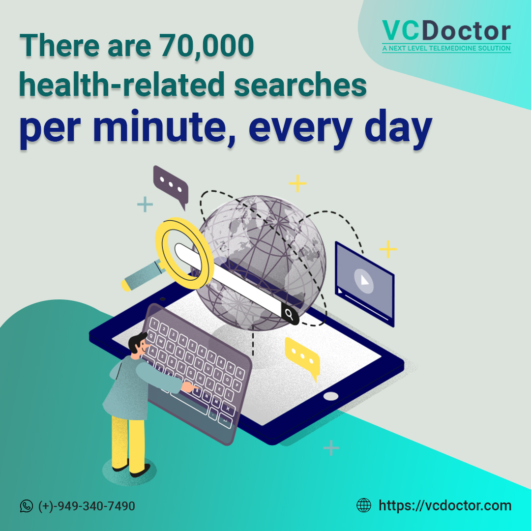 vc_doctor's tweet photo. It's more than natural to search for the symptoms and diseases online but for effective treatment use Telemedicine applications.
Learn how you can implement it in your business here: https://t.co/Q5qYlmtvOC
#vcdoctor #telehealth #telehealthapp #telehealth #telementalhealth https://t.co/rFxmYrWW42