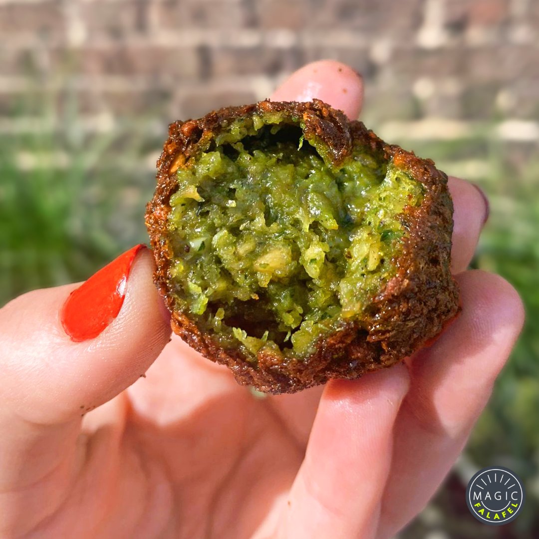Our Falafel is handmade daily with 100% chickpeas. It has a little magic in every bite💚✨

#food #foodie #vegan #vegetarian #veganfood #plantbased #freefrom #yummy #healthy #healthyfood #healthyeating #nutrition #foodphotography #lunchideas #londonfood #londoneats #camdenmarket