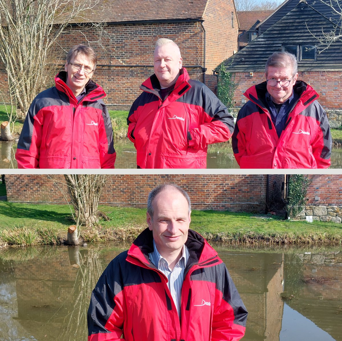 Great to get some of our Technical and Sales team together at Datalinx HQ today. They're usually too busy &amp; rarely in the office at the same time. Meet Richard (WHM200) Adam (WHM1000) Janusz (WHM X3), and Stephen (Sales &amp; Customer Care) #sage200 #sage1000 #sagex3 #wms