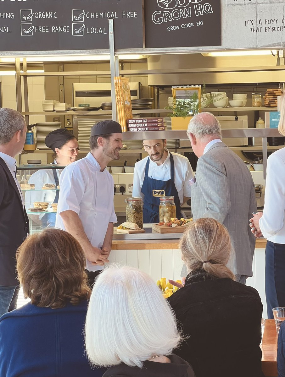 DigiColMedia's tweet photo. Spent a few hours today with the team at @GIY filming the Royal visit by Prince Charles to @Grow_HQ in #Waterford. Great to see them get the recognition they thoroughly deserve ๐ฅโ๏ธ #DigiCol https://t.co/NpnqrT3TeW