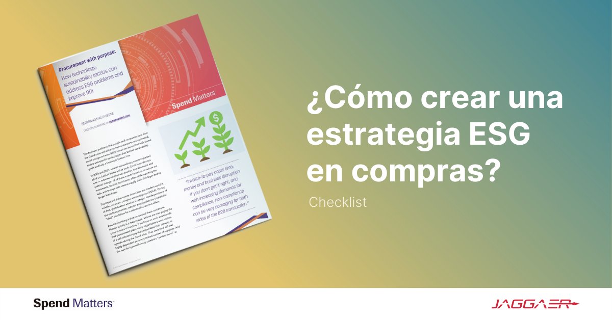 🌱 La sostenibilidad es una prioridad para las empresas y puede mejorar el ROI de la función de compras. ¿Quieres saber más? Descárgate nuestra guía junto a <a href="/spendmatters/">Spend Matters</a>.📑
➡okt.to/KbiEPl
#ESG | #Sustainability | #Sostenibilidad