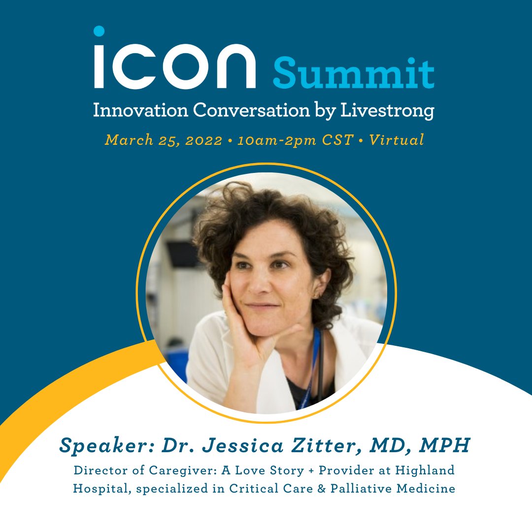 JessicaZitter's tweet photo. Join me tomorrow at the @livestrong Icon Spring Summit for a screening of Caregiver: A Love Story! 
Register here: https://t.co/cdUH799tCp https://t.co/3aG5r47lYx