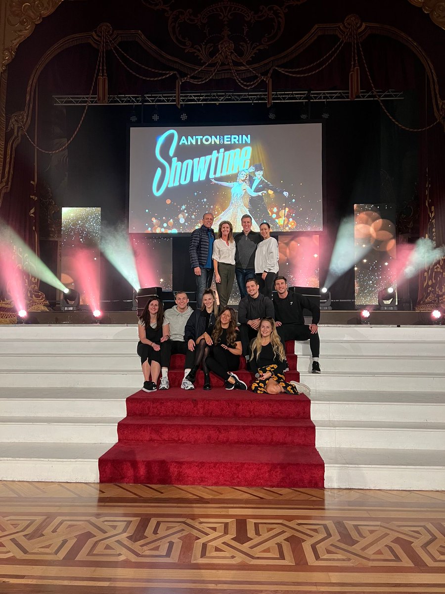 Erinboag's tweet photo. Back in the gorgeous Tower Ballroom in Blackpool for a special performance of ‘Showtime’ for ⁦@ImagineCruising⁩ https://t.co/U5s3Kk7LRw