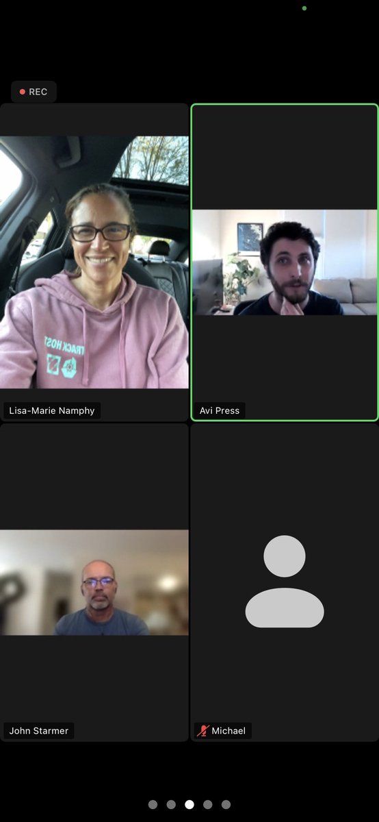 After all these years of hosting user groups and meetups, I’m still surprised when I experience a First! Hosting the @CNContainers meetup from my car this week… that was a new one. #PandemicLife! 
meetu.ps/e/KQRZT/1CR4J/i