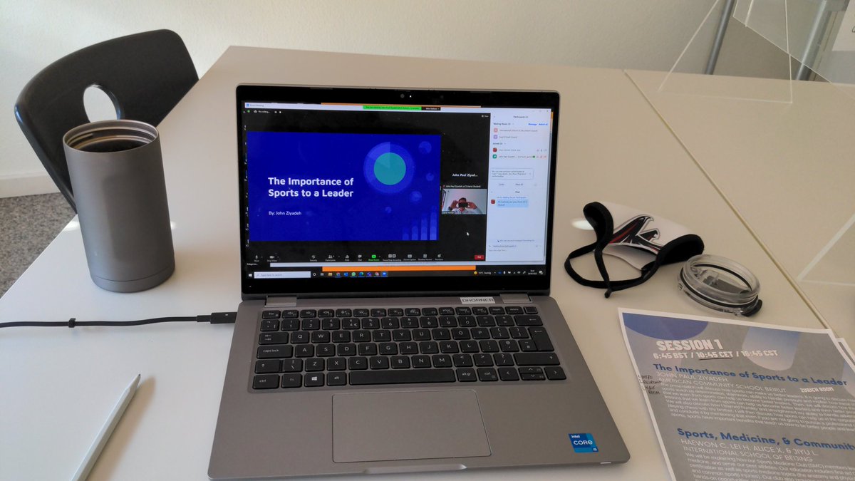 Student Athletes leading the way! <a href="/Nick_GTADs/">Nick DeForest</a> <a href="/ChrisMottball/">Chris Mott</a> <a href="/MattF/">Matt Fleming</a> <a href="/GroverAndrew/">Andrew Grover</a> <a href="/bensmithPE/">Ben Smith</a> <a href="/HouraniEDU/">Mo Hourani</a> <a href="/ICS_School/">ICS Inter-Community School Zurich</a> just happy to be along for the ride, at the Student Athlete Leadership Conference 2022.
Killer keynote <a href="/DavidNurseNBA/">David Nurse</a> love the JOY you brought to many today!