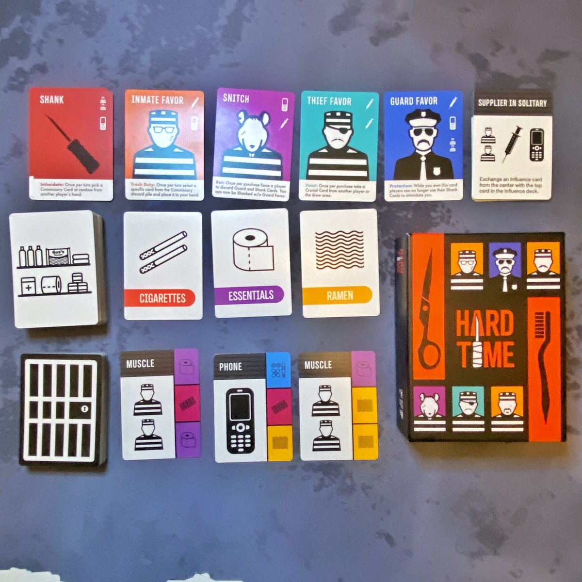 Hard Time from <a href="/Womo_Pro/">Womo Productions</a>. Neat little game. Back it here: kickstarter.com/projects/12974… #boardgames #boardgame #Kickstarter