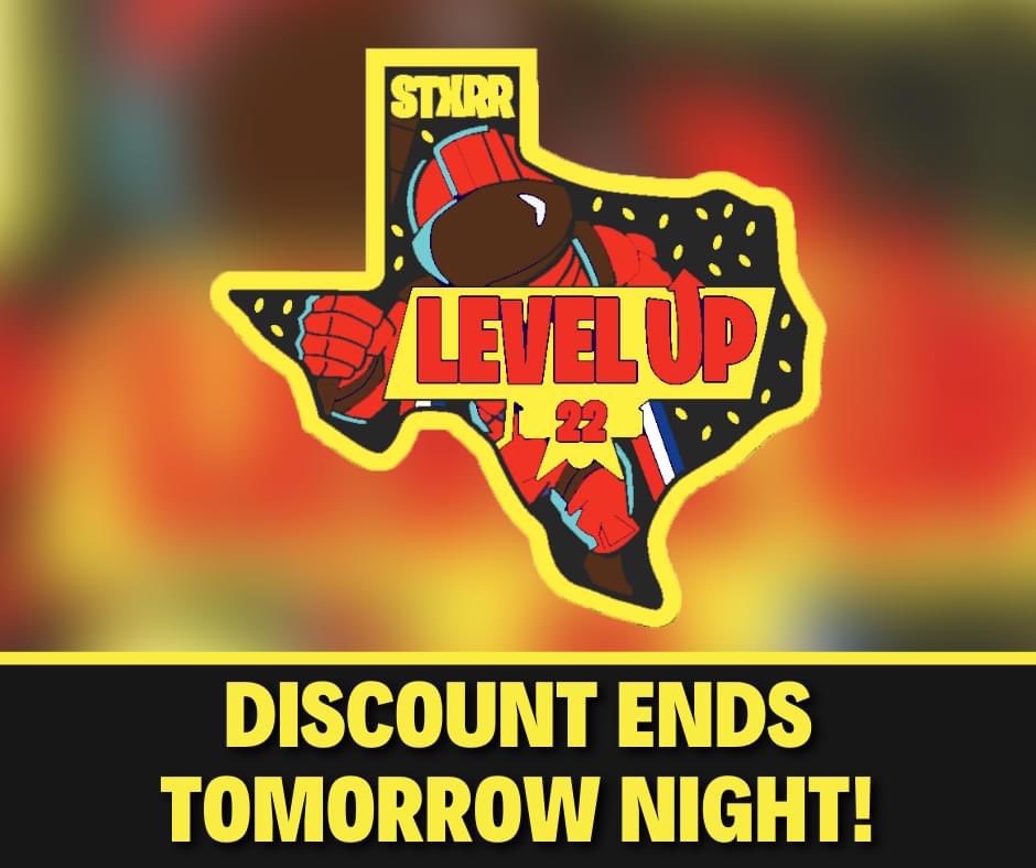 STXRoyalRangers's tweet photo. Let's LEVEL UP!  After tomorrow night the price for Powwow 2022 - "LEVEL UP" rises and late pricing takes over. 

Registration is all online at https://t.co/hPYlvsNgLJ. https://t.co/K9w4VTNEuC