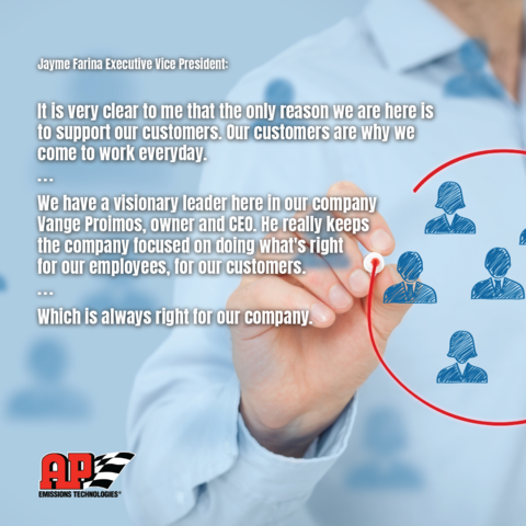 APEmissions's tweet image. Over the years, we have been lucky enough to have such amazing team members. Here is what some of our employees have to say about us, and our loyal customers in 2022. Click the link in our bio for the full video 🔗🛣#APEmissions #VerticallyIntegrated #AMN #EmissionProducts